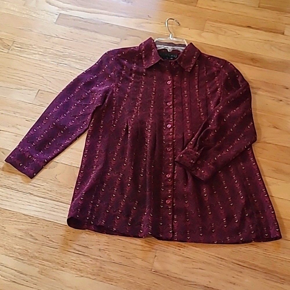 SHEER POLY BLOUSE